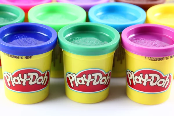 Соединение моделирования Play-Doh — стоковое фото