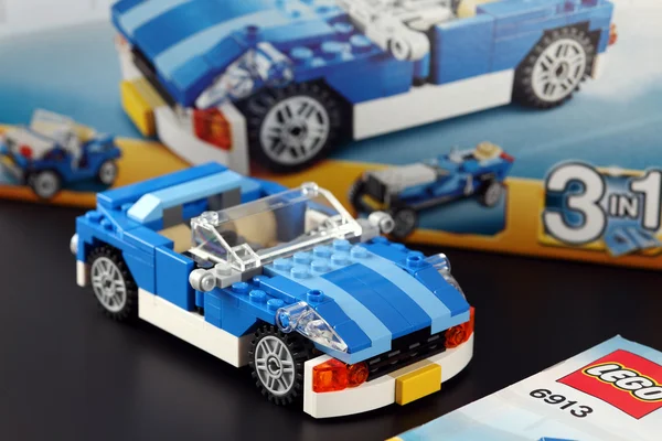 LEGO Creator set Blue Roadster — Stock Photo, Image