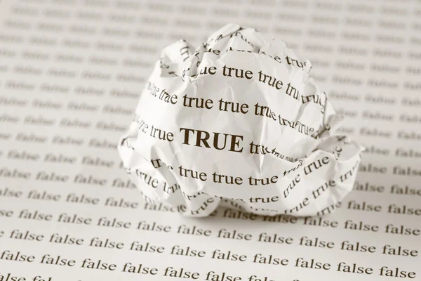 True or false — Stock Photo, Image