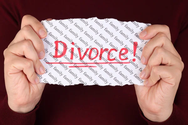 Divorcio  ! —  Fotos de Stock