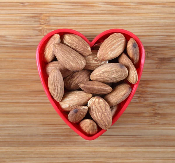 I love almonds — Stock Photo, Image