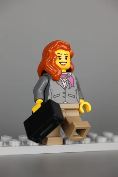 LEGO üzletasszony ábra — Stock Fotó