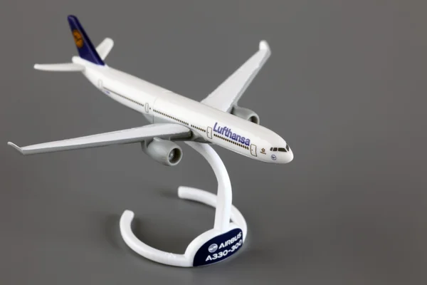 Lufthansa Airbus A330-300 toy — Stock Photo, Image