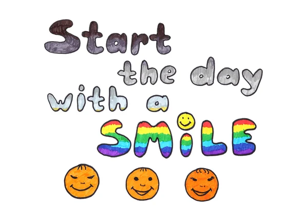 Comece o dia com um sorriso — Fotografia de Stock