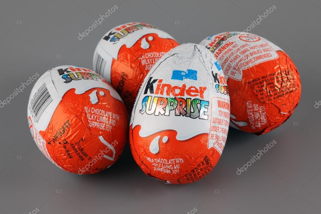 Kinder Surprise Chocolate Eggs. Kinder Surprise is a brand of