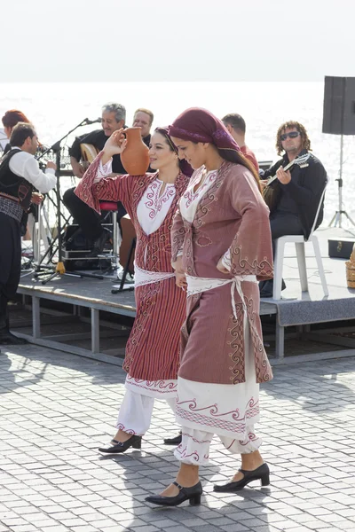 Women in traditional Cypriot costumes — Stock Photo, Image
