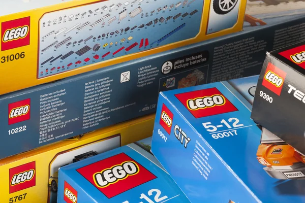 Cajas LEGO — Foto de Stock