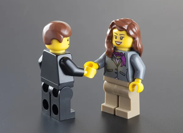 Lego minifigures iş toplantısı