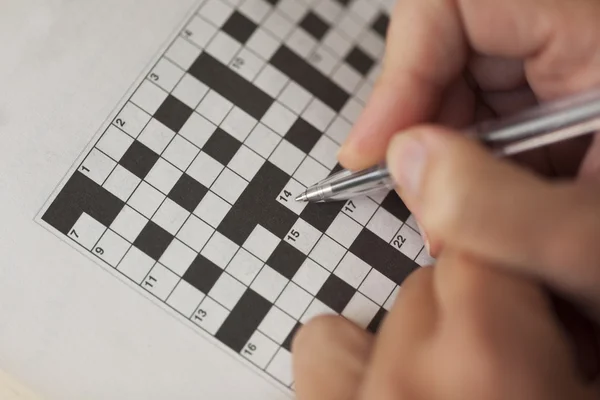 Crossword — Stock Photo, Image