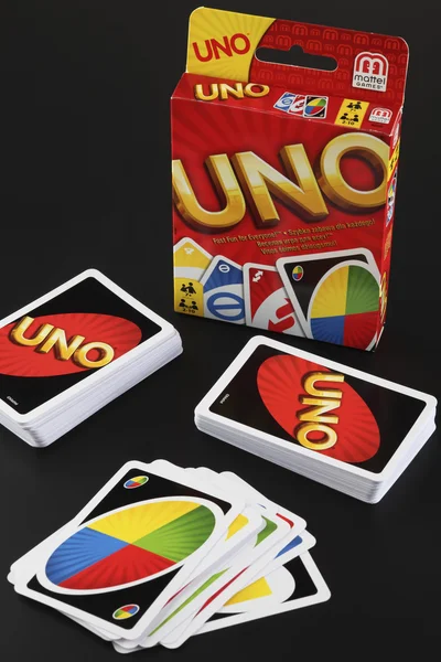 Uno gamekaarten — Stockfoto