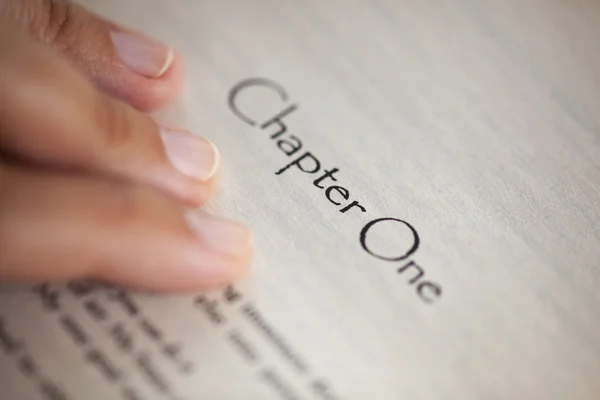 Chapter One — Stock Photo, Image