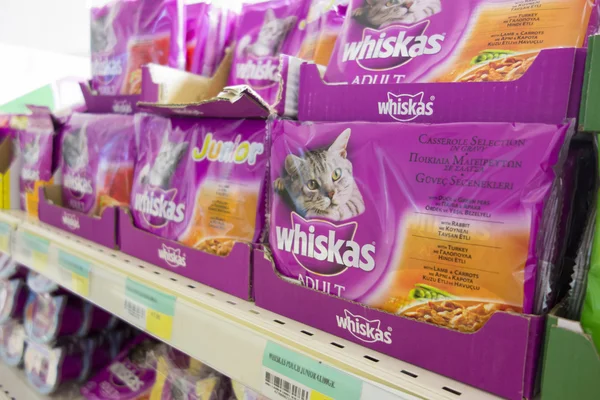 Whiskas γάτας τροφίμων — Φωτογραφία Αρχείου