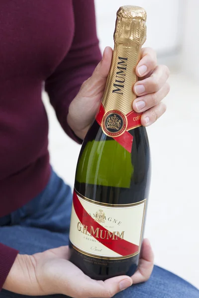 Champagne G.H.Mumm Brut Cordon Rouge — Stock Photo, Image