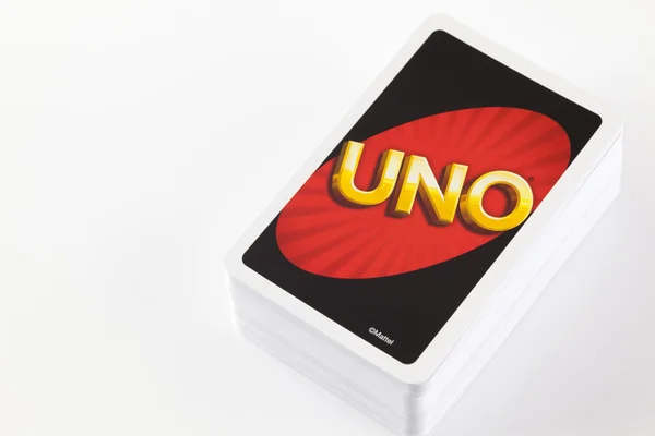 Deck of UNO game cards — Stock Photo, Image
