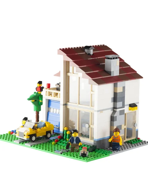 Casa de familia LEGO — Foto de Stock