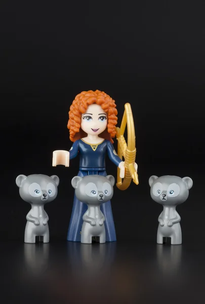 Миниатюрный Lego Merida ("Храбрый") ) — стоковое фото