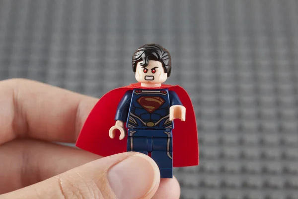 Lego Superman minifigure — Stok Foto