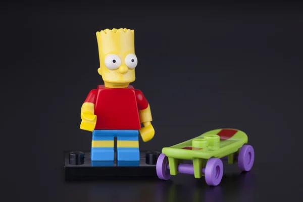 Bart Simpson Lego Minifig — Stockfoto