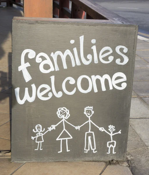 Famílias bem-vindas — Fotografia de Stock