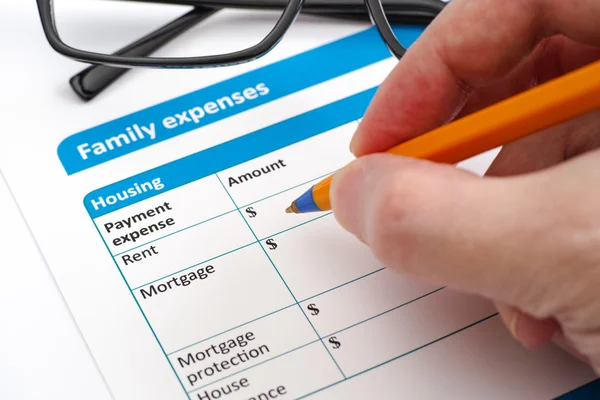 Family expenses — Stock Photo, Image