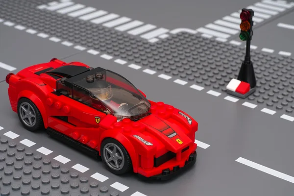 LaFerrari от чемпионов скорости LEGO — стоковое фото