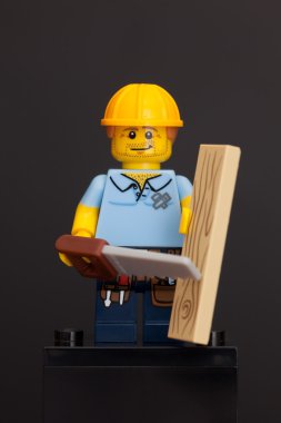 Lego marangoz minifigure