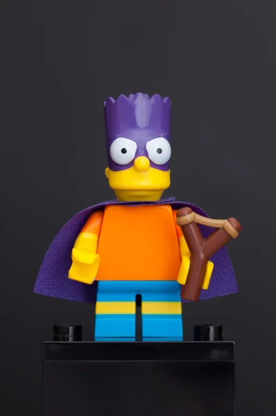 Lego Bartman minifigure (Bart Simpson) — Stok Foto