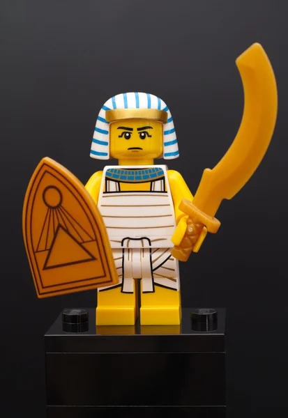 LEGO egyptského válečníka tesáky — Stock fotografie