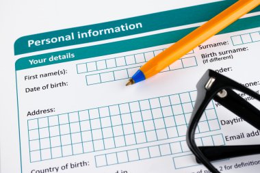 Kişisel bilgi formu