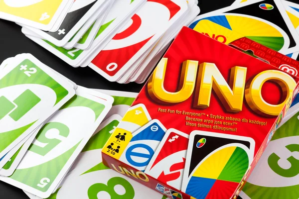 우노 게임 카드 — 스톡 사진