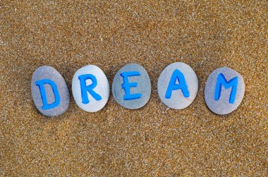 Dışarı kelime rüya büyüden taşlar