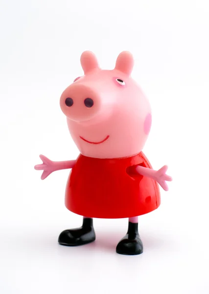 Peppa personagem de brinquedo porco — Fotografia de Stock