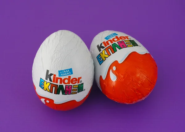 Kinder Surprise Eggs — Stock Photo, Image