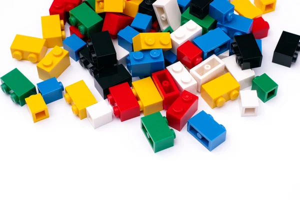 Színes lego blokkok — Stock Fotó
