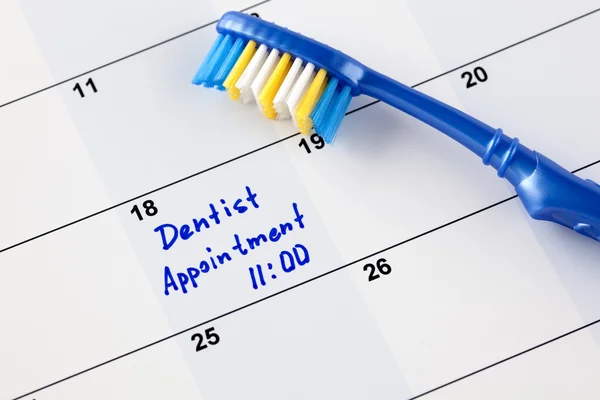 Reminder Dentist appointment — Stock Photo, Image