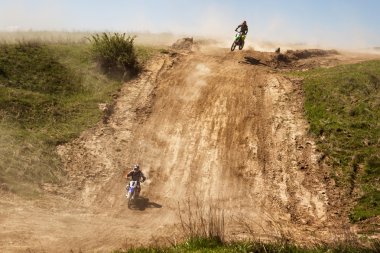 Kazakistan'ın Motocross Yarışması