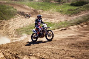 Kazakistan'ın Motocross Yarışması