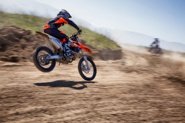 Kazakistan'ın Motocross Yarışması