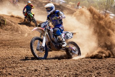 Kazakistan'ın Motocross Yarışması