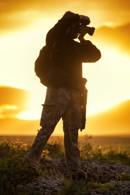 fotoğrafçı silüeti 