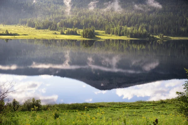 Frühmorgens auf dem See — Stockfoto