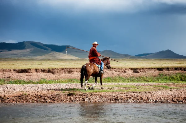 Mongolian herder — Stock Photo, Image