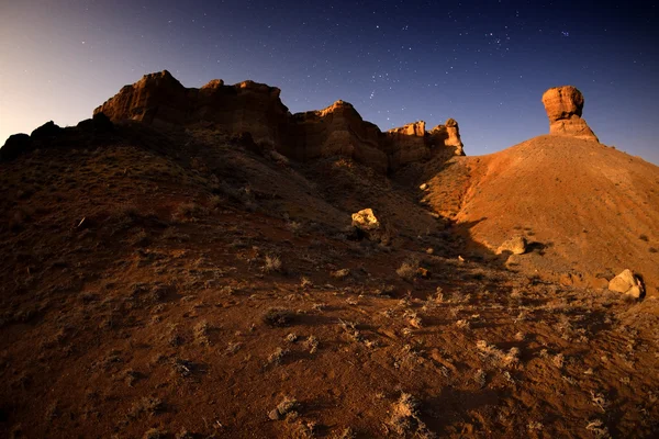 Noche de luna llena en el Cañón — Foto de Stock