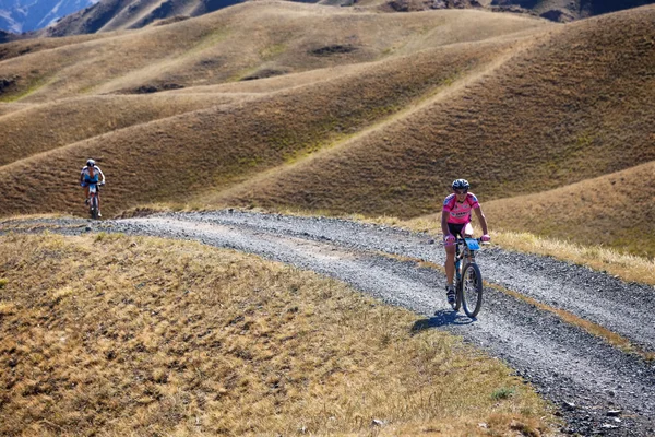 Adventure mountain bike cross-country marathon — Stock Photo, Image