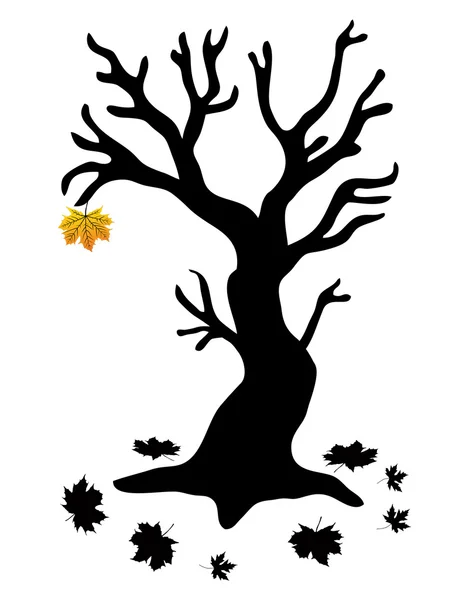 Albero autunnale - Illustrazione archivio — Foto Stock