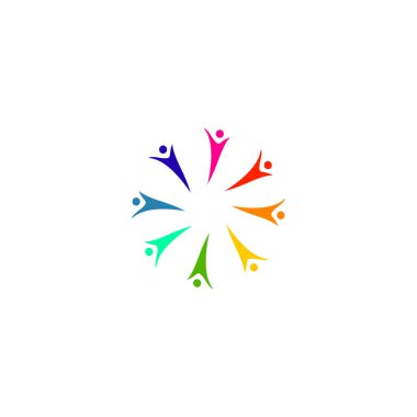 İnsanlar sembol imzalar, beyaz üzerine sanat eserleri