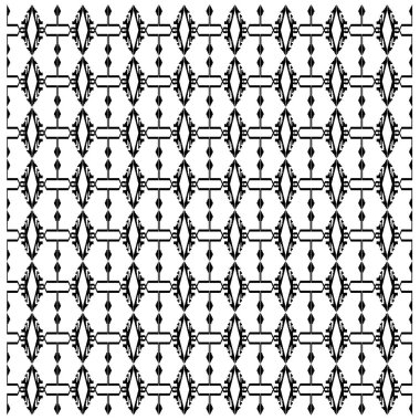 Etnik tasarım blokları, Aztekler siyah beyaz