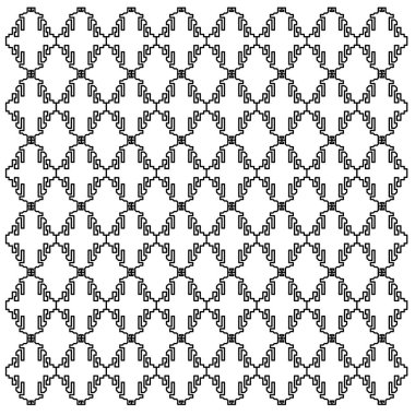 KARAHI AZİGN AZTEKLER Jeometri Sanatı