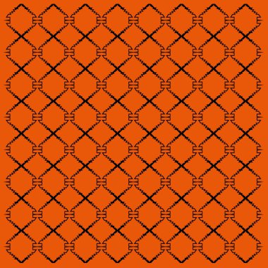 Lüks tasarım elementleri, Aztekler turuncu siyah