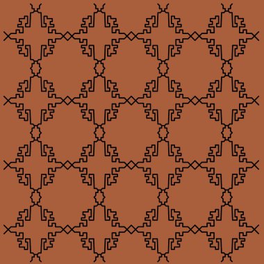 Lüks tasarım Geometrik Aztekleri Süsler